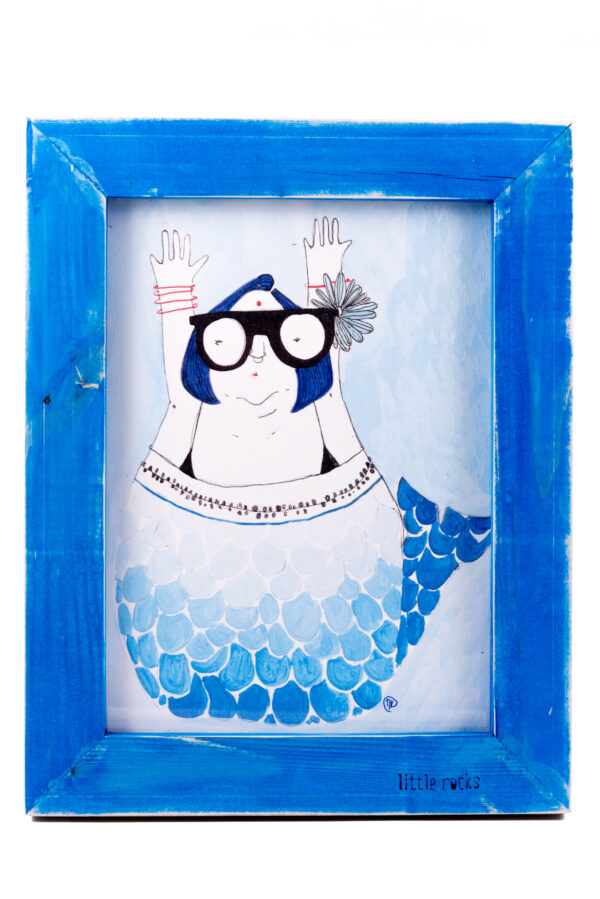 Mermaid framed print