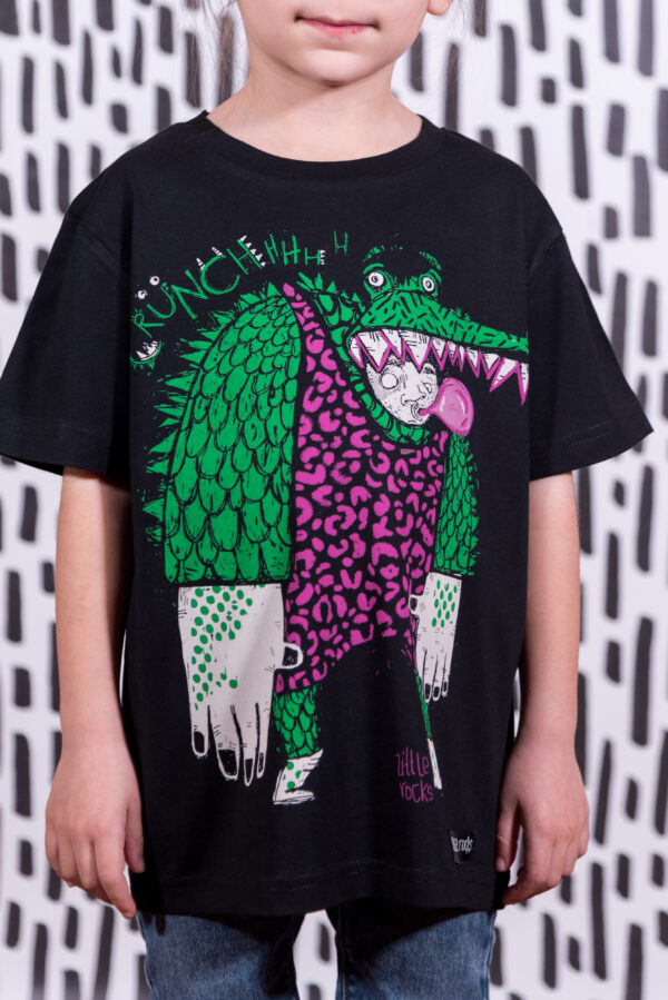 Crocodile man kids t-shirt