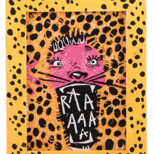 The Cat framed print