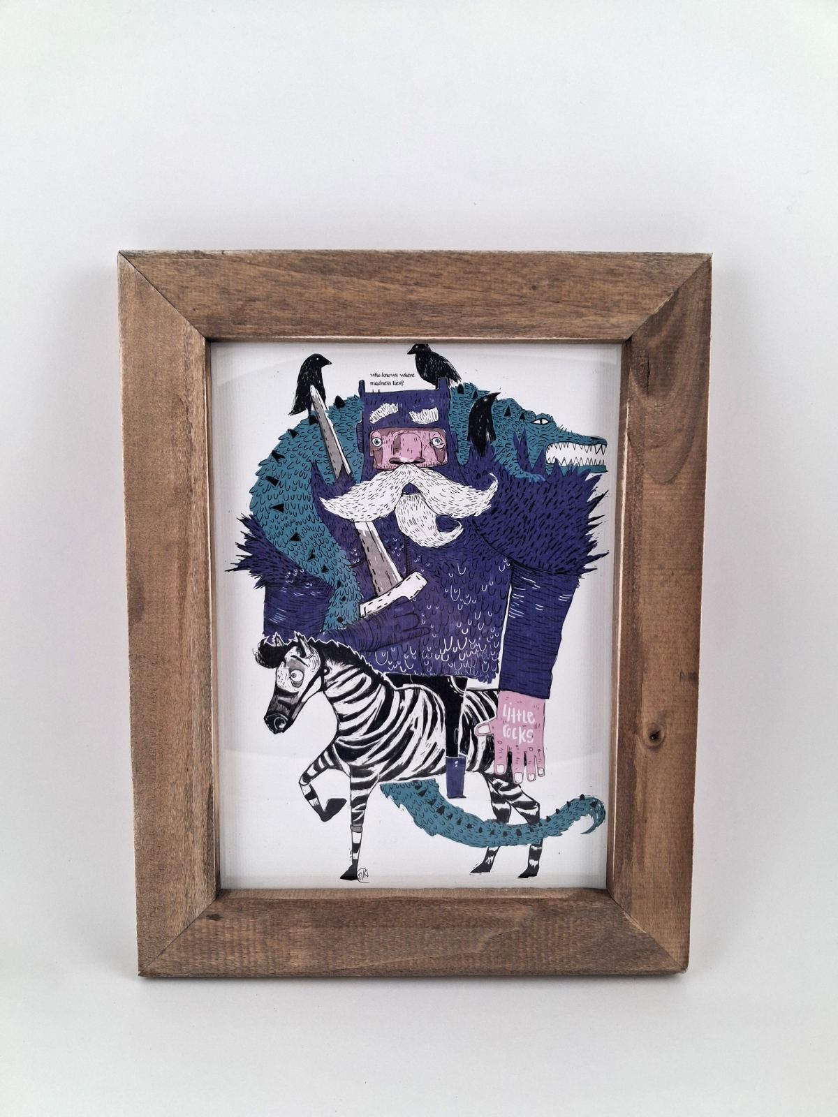 The Knight framed print