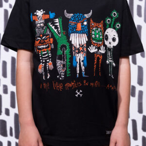 Little monster kids t-shirt