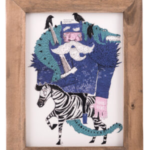 The Knight framed print