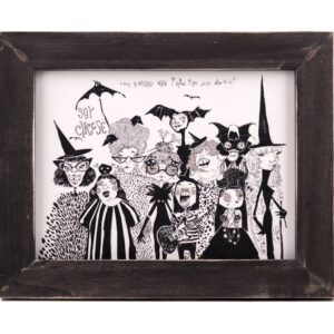 The Witches framed print