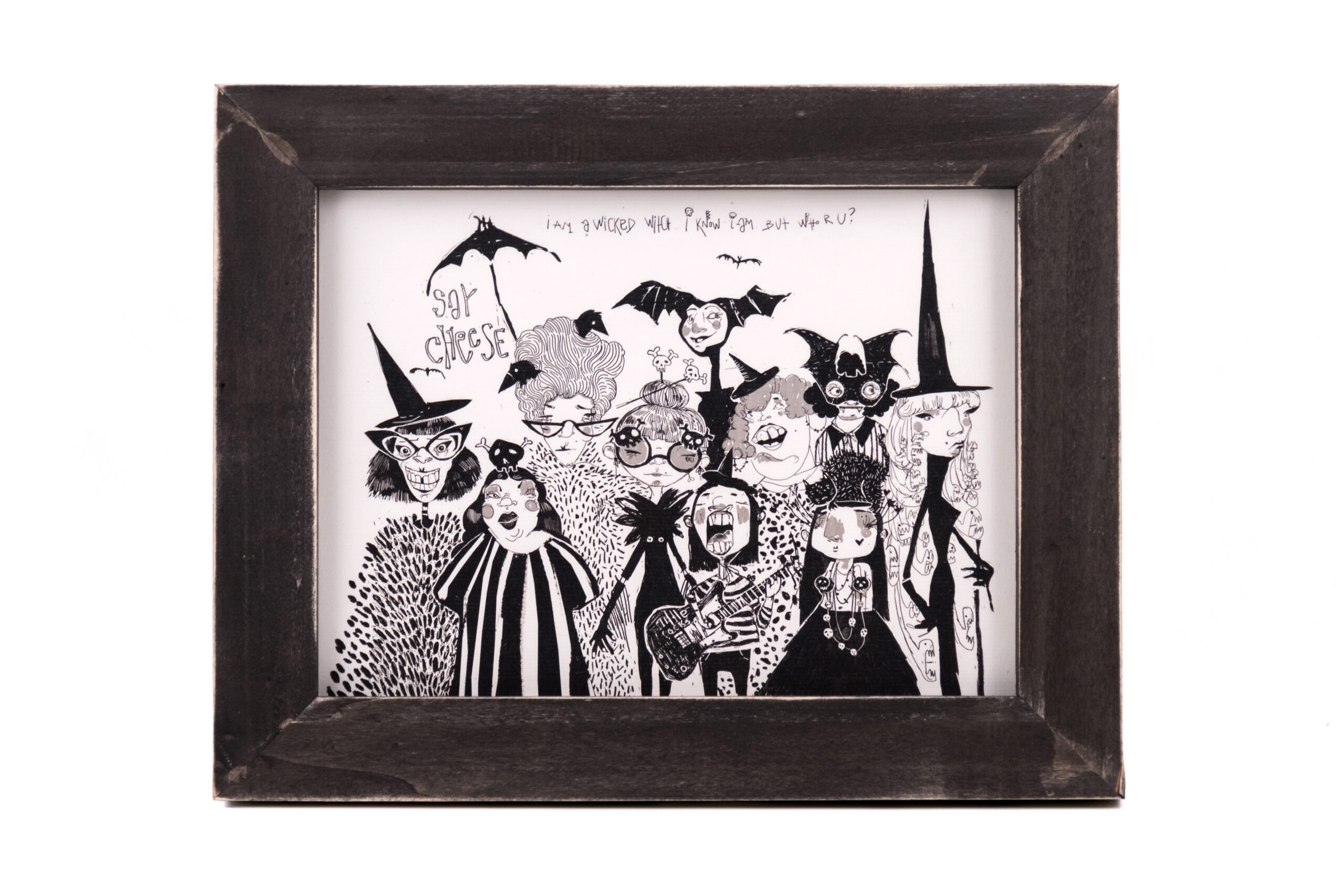 The Witches framed print